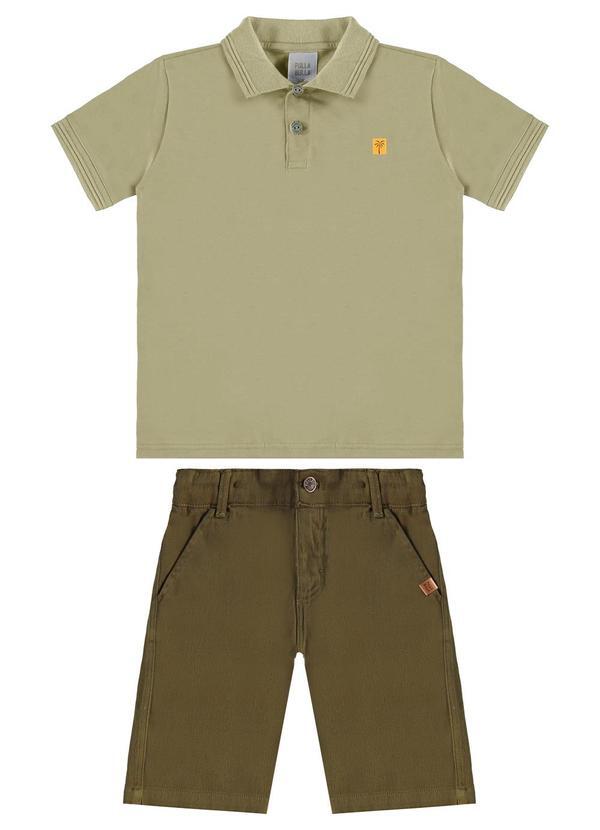 Conjunto Meia Malha Verde