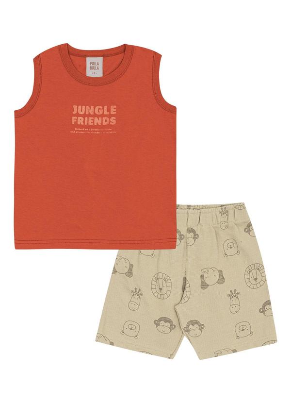 Conjunto Meia Malha Vermelho