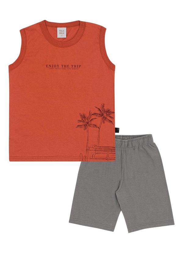 Conjunto Meia Malha Vermelho