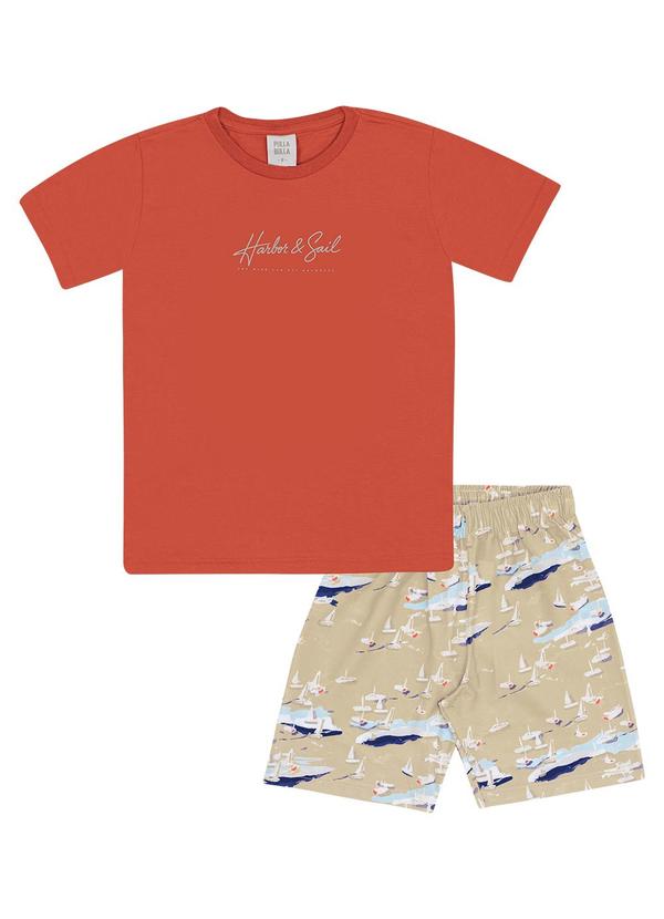 Conjunto Meia Malha Vermelho