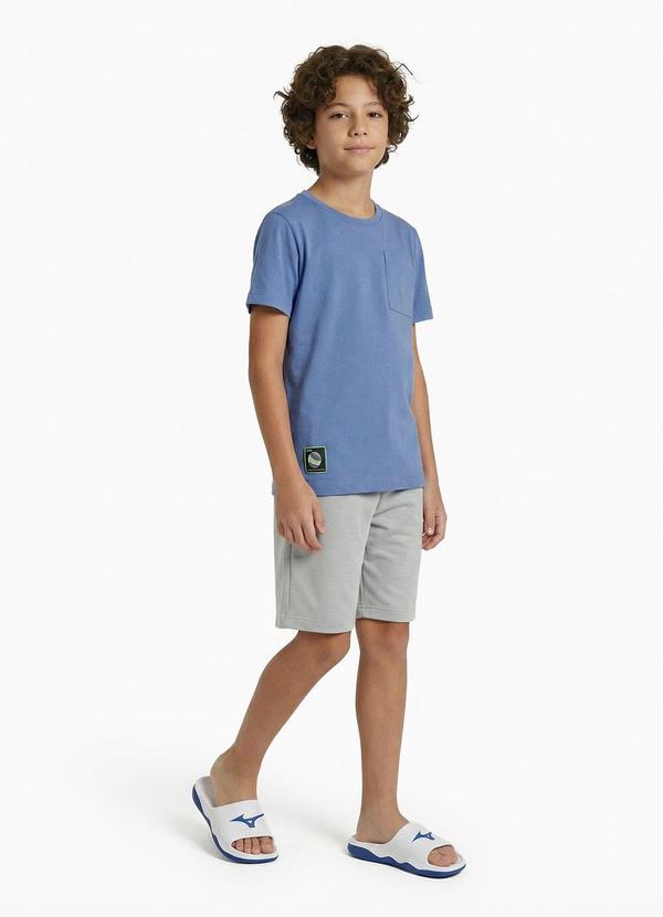 Conjunto Menino Camiseta e Bermuda Azul