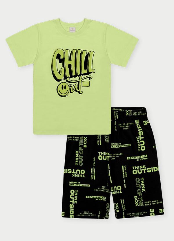 Conjunto Menino Chill Out Verde