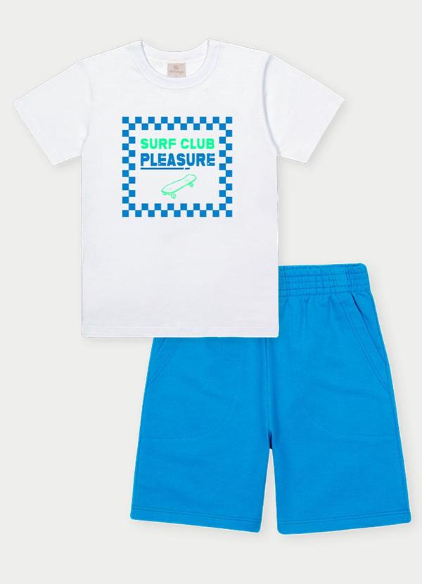 Vista 2 Conjunto Menino Surf Club Branco Abrange Abrange