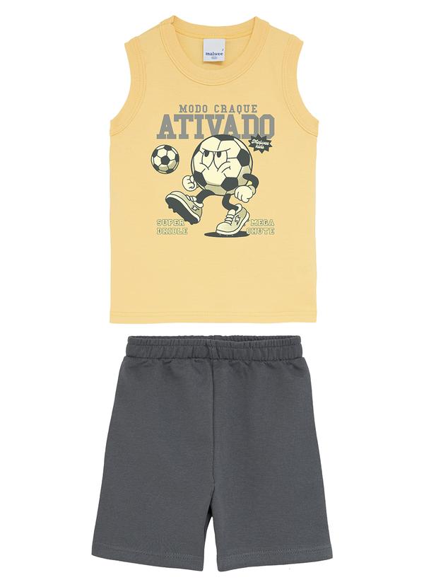 Conjunto Modo Craque Ativado Amarelo