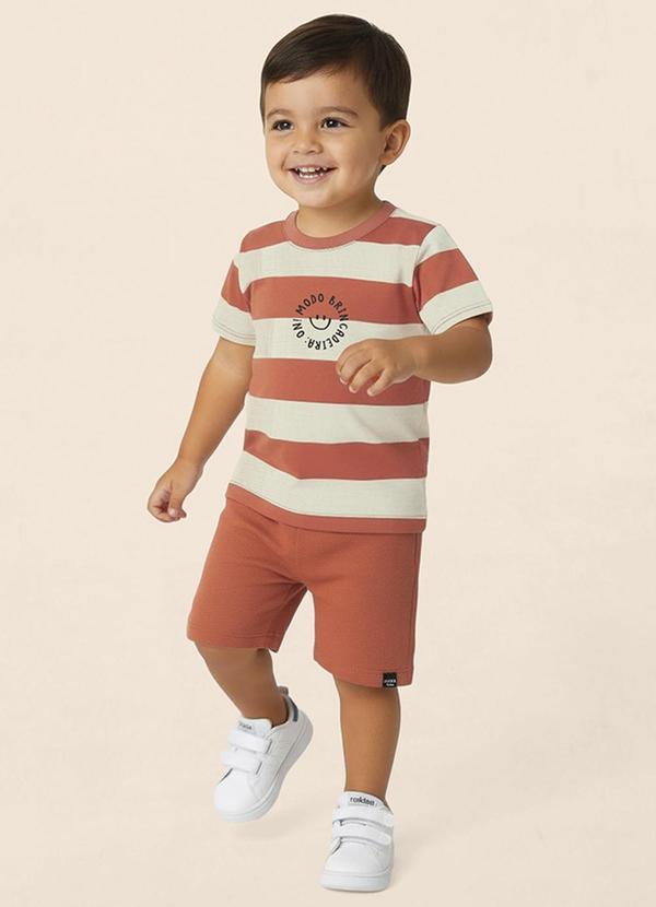 Conjunto Modo On Moletom Terracota