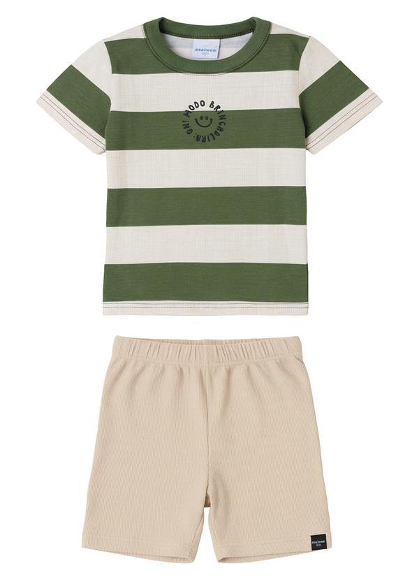 Conjunto Modo On Moletom Verde