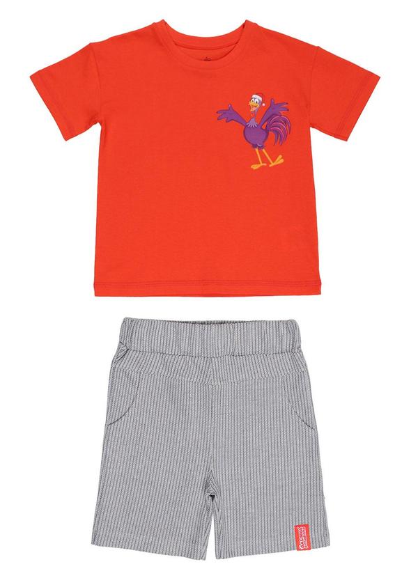 Conjunto Natal Galinha PintadinhaVermelho