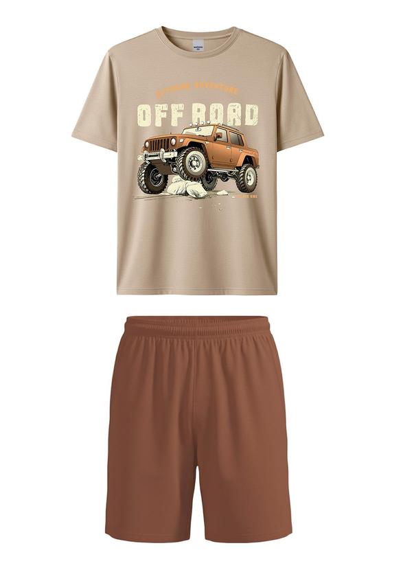 Conjunto Off Road em Puff Bege