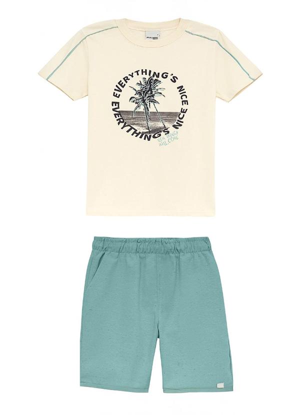 Vista 2 Conjunto Off White Malwee Kids Malwee Kids