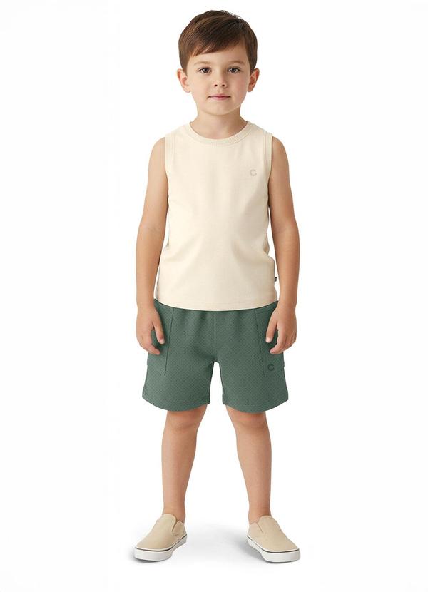 Conjunto Original com Piquet Stretch Areia