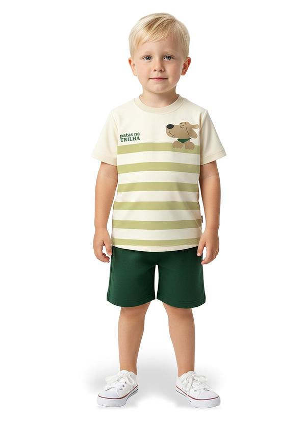 Conjunto Patas na Trilha Off White