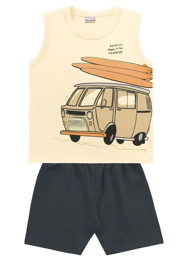 Conjunto Regata/Bermuda Amarelo