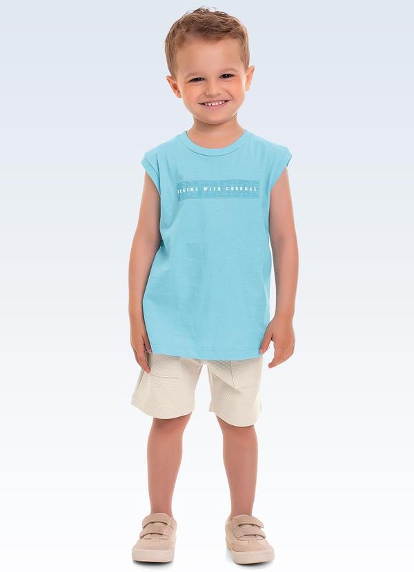 Conjunto Regata/Bermuda Azul