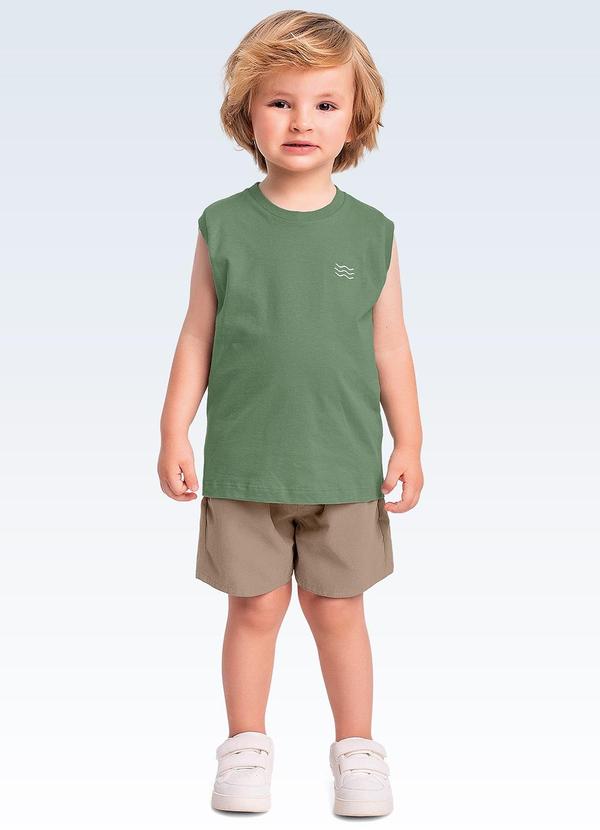 Conjunto Regata/Bermuda Verde