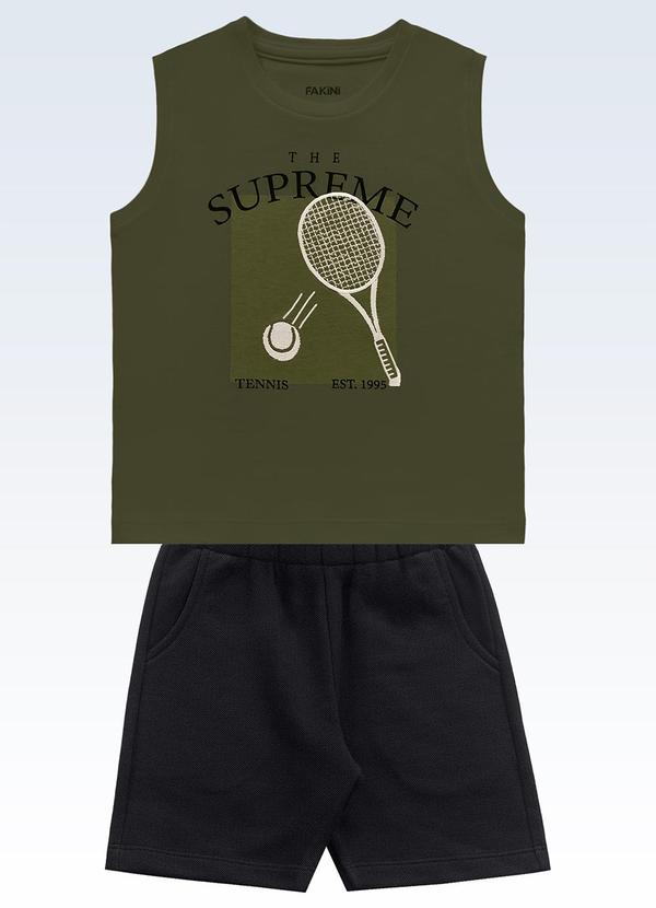 Conjunto Regata/Bermuda Verde