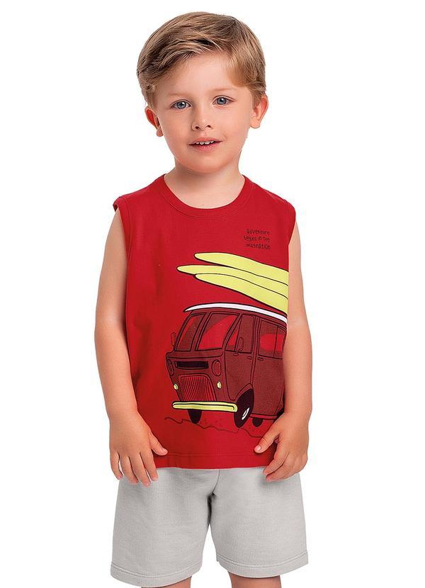 Conjunto Regata/Bermuda Vermelho