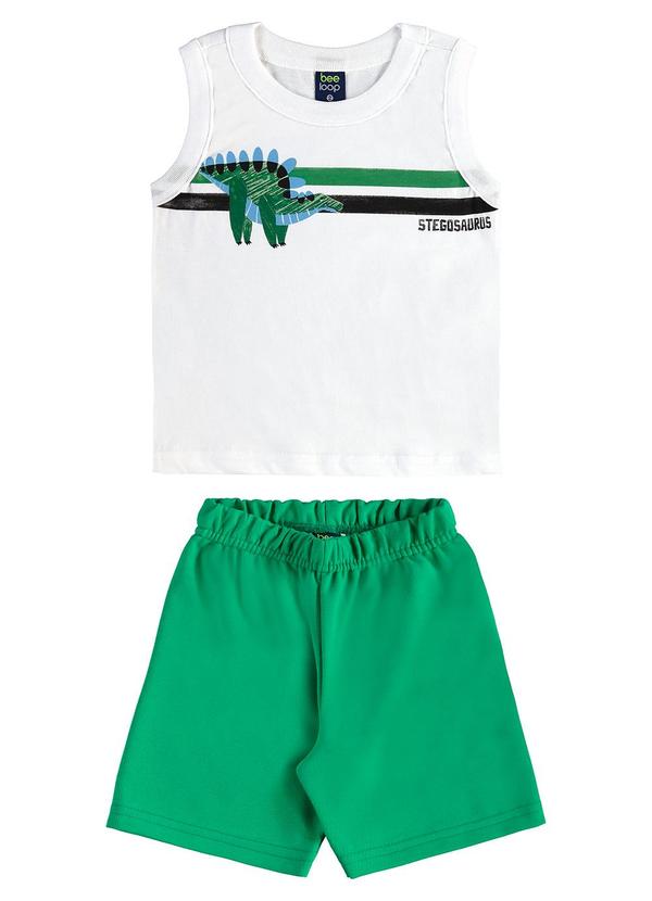 Conjunto Regata Dino Bermuda Branco