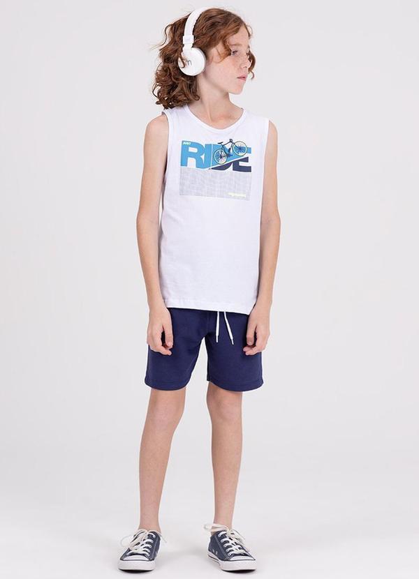 Vista 2 Conjunto Regata Infantil Just Ride Branco VIDA COSTEIRA VIDA COSTEIRA