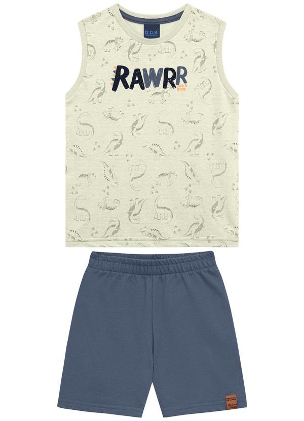 Conjunto Regata Machão e Bermuda Bege