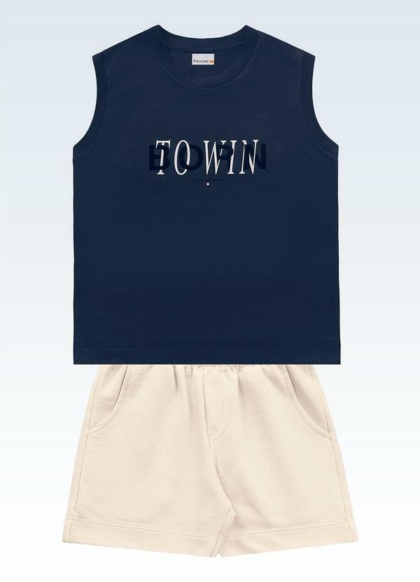 Conjunto Regata/Shorts Azul