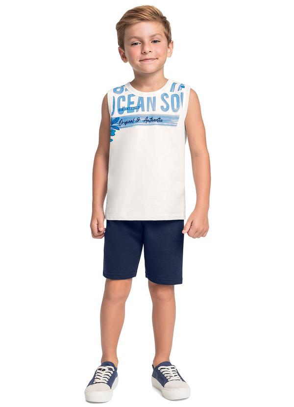 Conjunto Regata Tropical Bermuda Bege