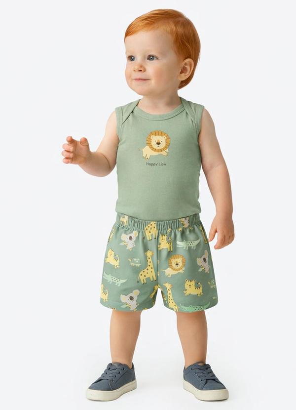 Conjunto Suedine Verde