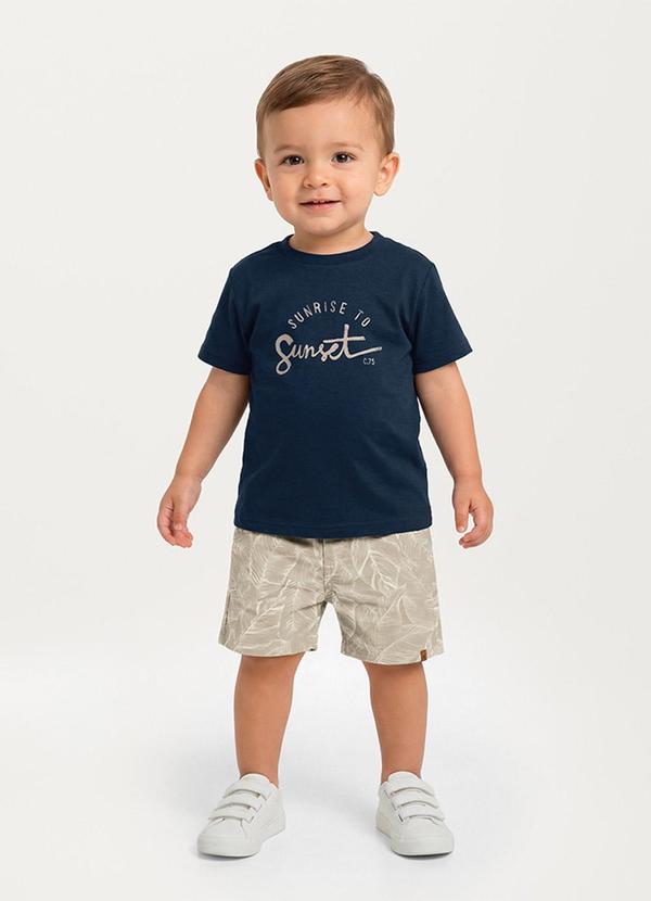 Conjunto Sunrise To Sunset Menino Azul Marinho