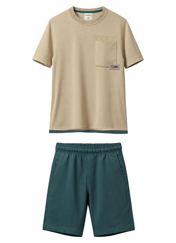 Conjunto Team com Moletom Cáqui