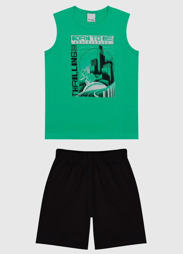 Conjunto Thrilling Comfort Menino Verde
