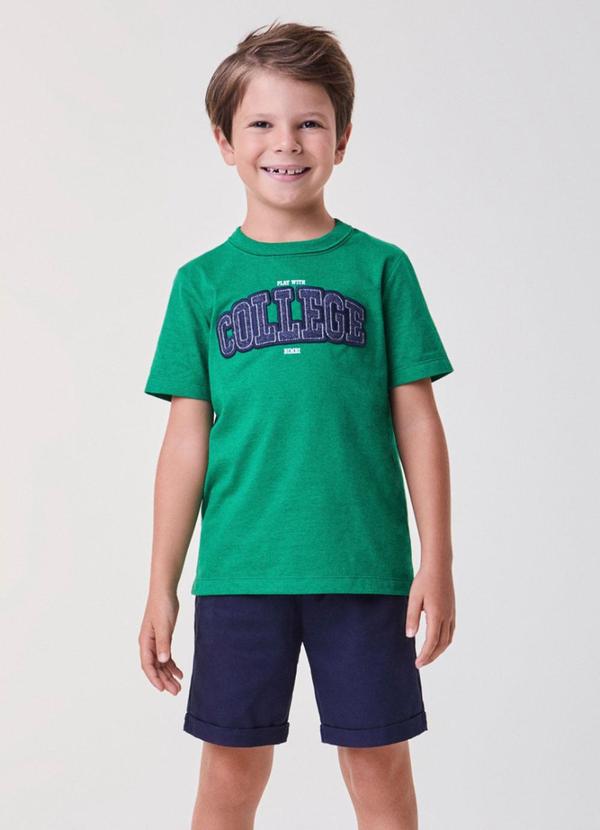 Conjunto Verde e Marinho College Verde