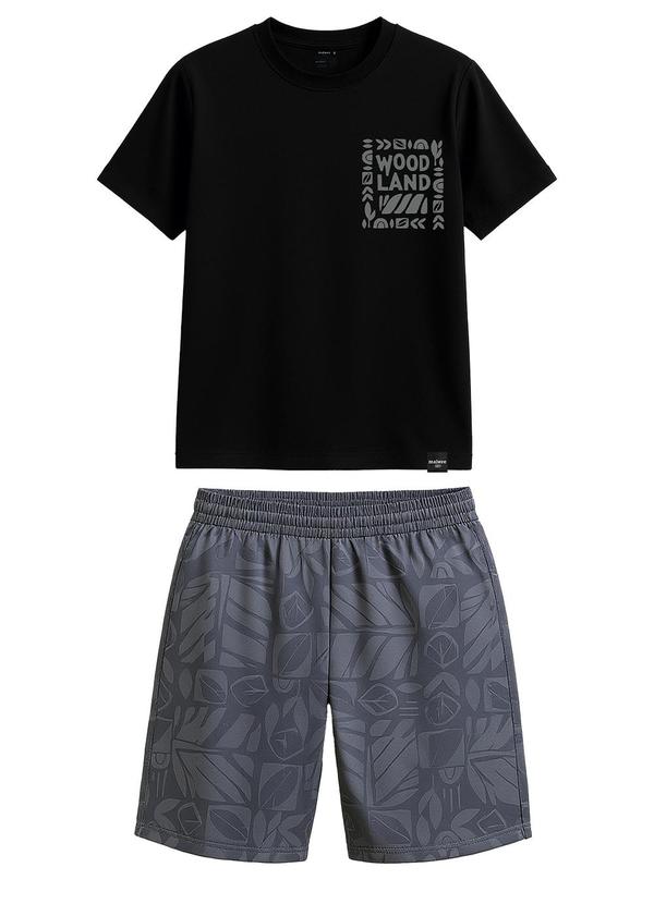 Conjunto Woodland Antiodor Preto