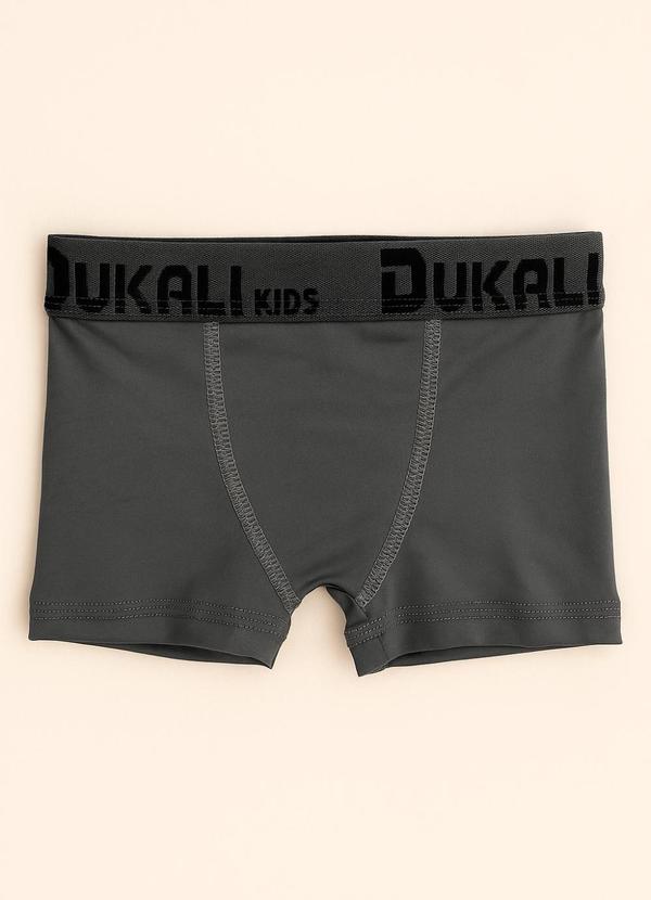 Vista 2 Cueca Boxer Infantil Cinza Dukali Dukali