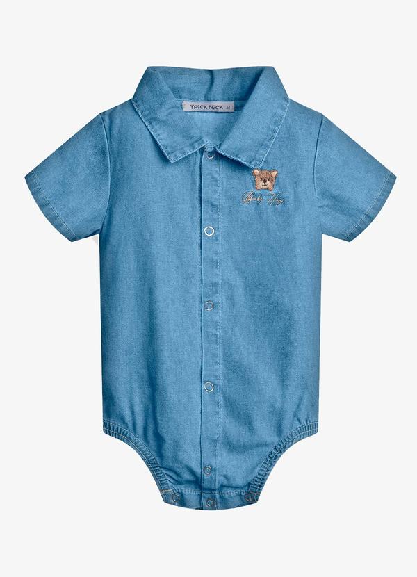 Body Infantil Masculino Azul