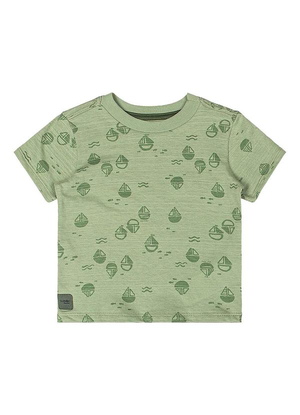 Camiseta Bebê Menino Verde