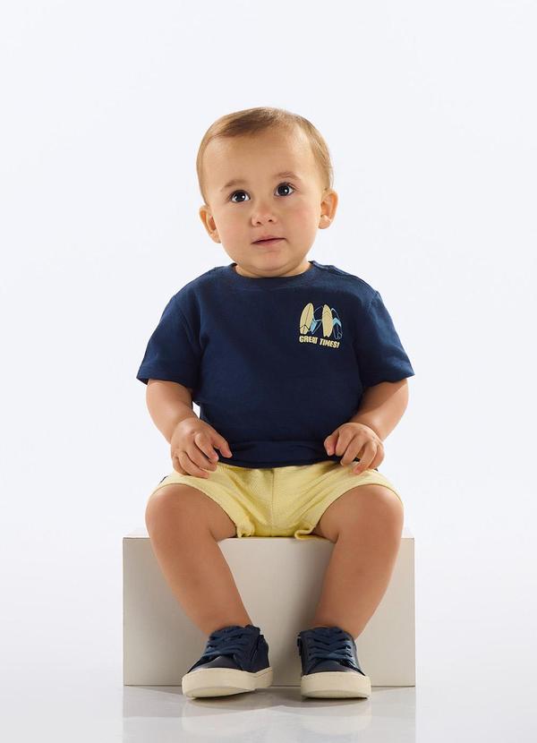 Conjunto Camiseta e Bermuda Azul