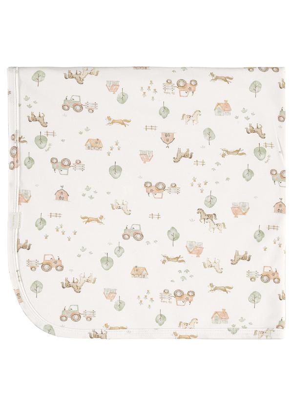 Manta Bebê Suedine Forro Soft Estampado