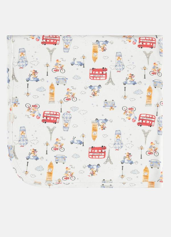 Manta Bebê Suedine Forro Soft Estampado