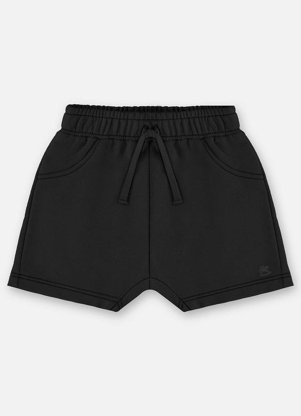 Vista 2 Short Moletom Bebê Menino Preto Up Baby Up Baby