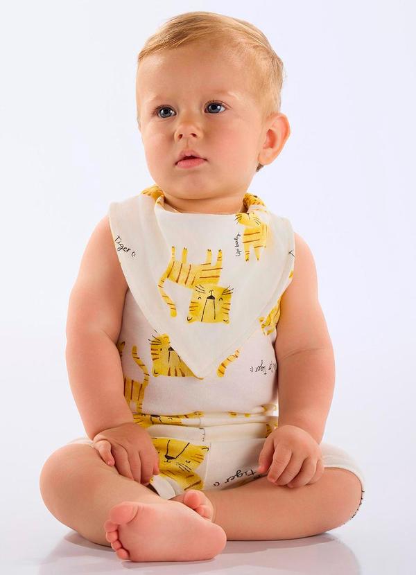Short Suedine Bebê Menino Bege