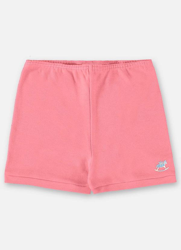 Vista 2 Short Unissex Básico para Bebê Rosa Up Baby Up Baby