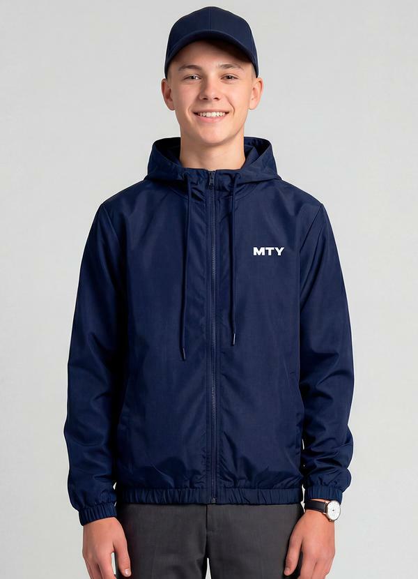 Corta Vento Juvenil Masculino Azul