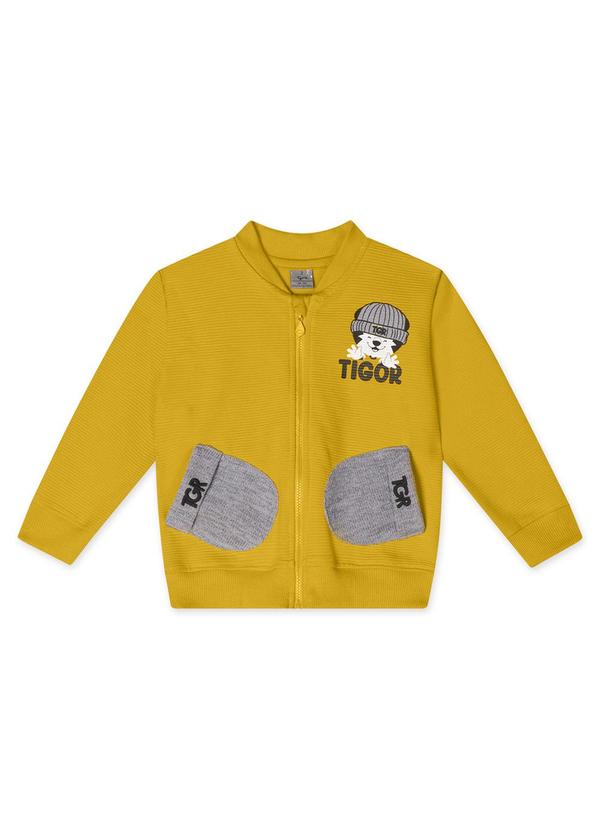 Jaqueta Bebê Masculina Amarelo
