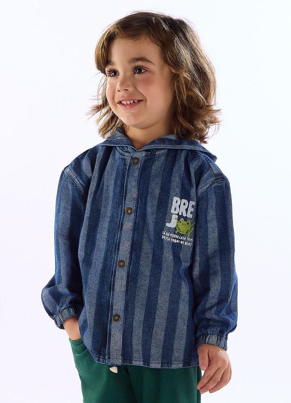 Jaqueta Brejo Jeans Infantil Azul
