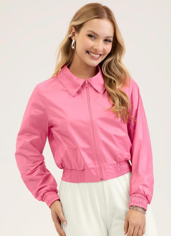 Jaqueta Corta Vento Rosa