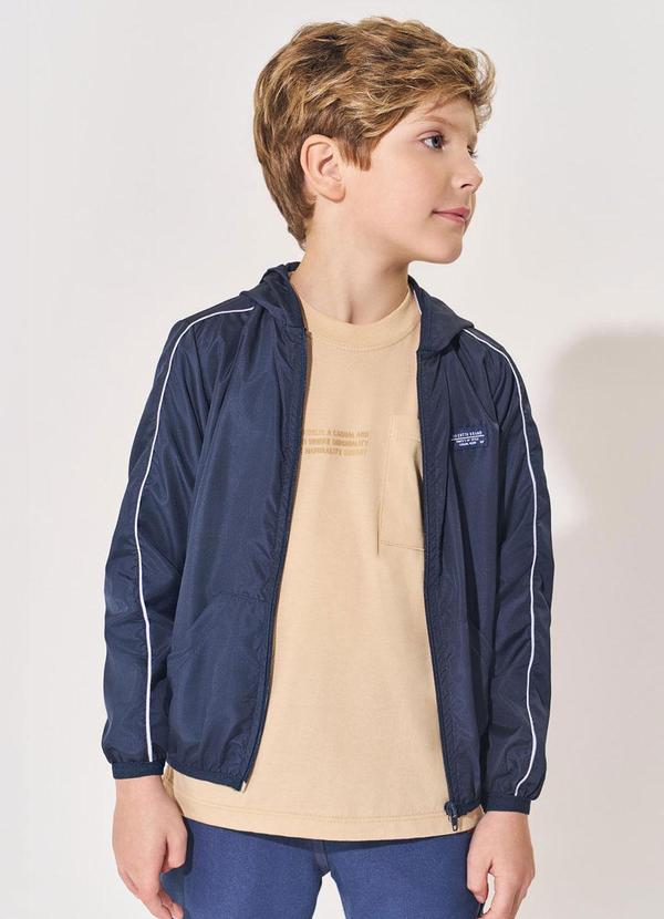 Jaqueta em Nylon Infantil Menino Azul