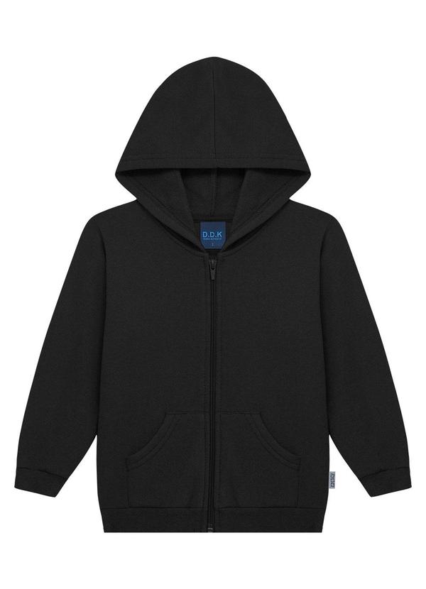 Jaqueta Infantil com Capuz Preto