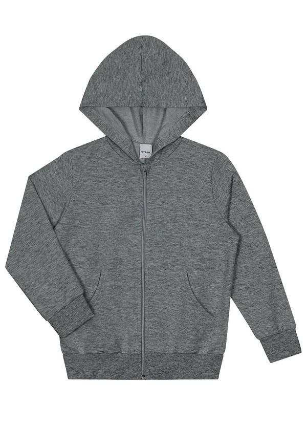 Jaqueta Infantil Masculina Básico Cinza