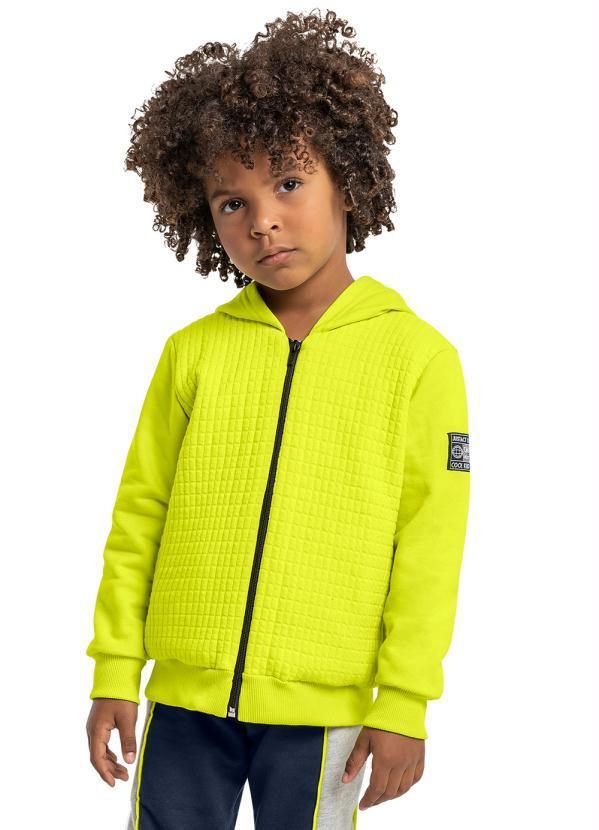 Vista 2 Jaqueta Infantil Menino Verde Quimby Quimby
