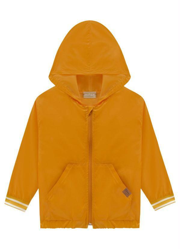 Vista 2 Jaqueta Infantil Menino Amarelo Milon Milon