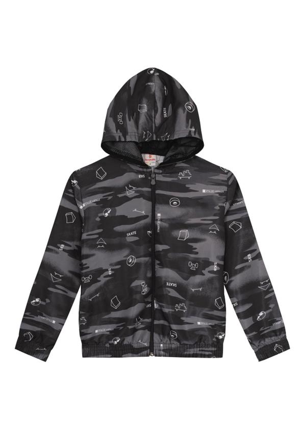 Jaqueta Infantil Menino Gamer Cinza